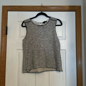 Banana Republic Navy Tweed Shell Tank Top Size Medium